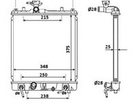 Radiator apa SUZUKI IGNIS II NRF 53927