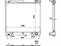 Radiator apa SUZUKI JIMNY FJ NRF 53569