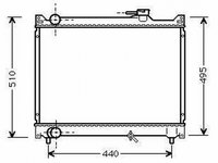 RADIATOR APA SUZUKI VITARA 07.1988->2002 Radiator apa pentru 2,0 V6 - 2 0 16V 42x52x27 PIESA NOUA ANI 1989 1990 1991 1992 1993 1994 1995 1996 1997 1998 1999 2000 2001 2002