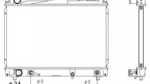Radiator apa SUZUKI VITARA Cabrio ET TA NRF 5