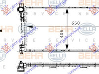 RADIATOR APA TOATE MDL. BZ/DS M/A (65x/40) (ALTERNATIV BEHR ) - MERCEDES C CLASS (W203) SDN/S.W. 03-07, MERCEDES, MERCEDES C CLASS (W203) SDN/S.W. 03-07, 045006325