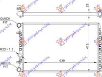 RADIATOR APA TOATE MDLE. BNZ./DSL M/A +/-AC(63x41)(VALEO CLASIC) - VW FOX 05-11, VW, VW FOX 05-11, 031806365