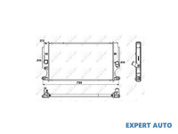 Radiator apa Toyota AURIS (NRE15_, ZZE15_, ADE15_, ZRE15_, NDE15_) 2006-2016 #3 164000R030