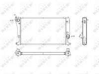 Radiator Apa Toyota Avensis 2 T25 (facelift) 2006 2007 2008 2009 Sedan 53768