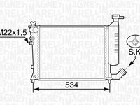 Radiator apa TOYOTA AVENSIS limuzina T25 MAGNETI MARELLI 350213118900