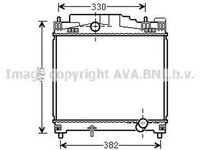 Radiator apa TOYOTA IQ KPJ1 NGJ1 KGJ1 NUJ1 AVA TO2502