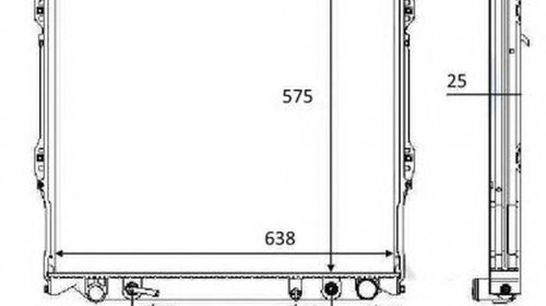 Radiator apa TOYOTA LAND CRUISER 90 J9 NRF 58