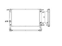 Radiator apa TOYOTA RAV 4 III (ACA3_, ACE_, ALA3_, GSA3_, ZSA3_) (2005 - 2016) NRF 53590