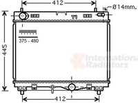 Radiator apa TOYOTA URBAN CRUISER NSP1 NLP1 ZSP1 NCP11 VAN WEZEL 53002500