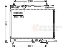 Radiator apa TOYOTA URBAN CRUISER NSP1 NLP1 ZSP1 NCP11 VAN WEZEL 53002498