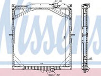 Radiator apa VOLVO FH 12 (1993 - 2016) NISSENS 65462A