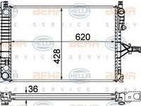 Radiator apa VOLVO S60 I HELLA 8MK 376 774-221