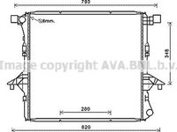 Radiator apa VW AMAROK 2H S1B AVA VW2363