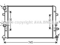 Radiator apa VW BEETLE Cabriolet 5C7 AVA VW2289