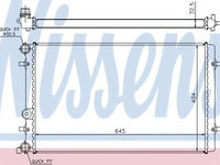 Radiator apa VW BORA (1J2) (1998 - 2005) NISSENS 65011