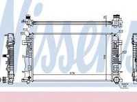 Radiator apa VW CRAFTER 30-35 bus 2E NISSENS 67156A