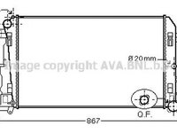 Radiator apa VW CRAFTER 30-50 caroserie 2E AVA VW2282