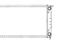 Radiator apa VW GOLF 1 Cabriolet (155) (1979 - 1993) NRF 509501