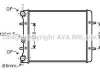 Radiator apa VW GOLF IV 1J1 AVA VW2152