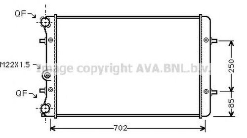 Radiator apa VW GOLF IV Variant 1J5 AVA I2129