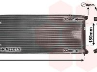 Radiator apa VW JETTA II 19E 1G2 165 VAN WEZEL 58002041