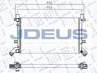 Radiator apa VW LT 28-35 II bus 2DB 2DE 2DK JDEUS 030M17