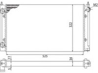 Radiator apa VW PASSAT Variant 3A5 35I MAGNETI MARELLI 350213203003