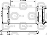 Radiator apa VW PASSAT Variant 3B5 VALEO 232361