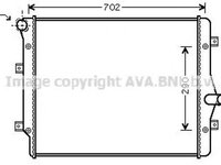 Radiator apa VW SCIROCCO 137 138 AVA VW2208