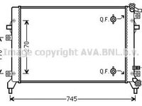 Radiator apa VW TIGUAN 5N AVA VW2326