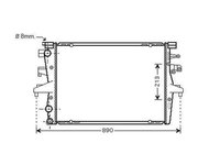 RADIATOR APA VW Transporter T5 2003->2014 Radiator apa pentru 1.9 tdi - 2 0L benzina cu/fara aer conditionat 71x47 PIESA NOUA ANI 2003 2004 2005 2006 2007 2008 2009 2010 2011 2012 2013 2014