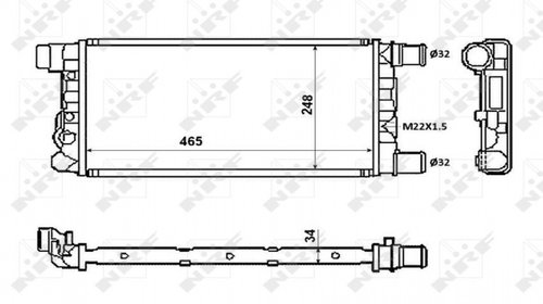 Radiator Apa Zastava 58845 11-545-111