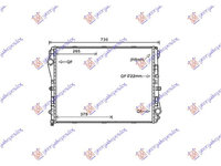 Radiator Benzina/Dsl+/-Ac/ A/T (64x50)-Mercedes S Class (W222) 13-17 pentru Mercedes,Mercedes S Class (W222) 13-17