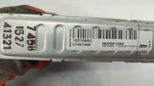 Radiator calorifer bord 1021589c Dacia Logan 2 [2013 - 2016]