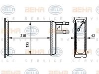 Radiator calorifer caldura FIAT DUCATO bus 230 HELLA 8FH 351 313-371