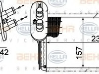 Radiator (calorifer) caldura habitaclu FORD GALAXY (WGR) (1995 - 2006) QWP WHR104