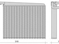 Radiator (calorifer) caldura habitaclu HONDA CR-V I (RD) (1995 - 2002) MAGNETI MARELLI 350218287000