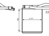 Radiator (calorifer) caldura habitaclu HYUNDAI TERRACAN (HP) (2001 - 2006) NRF 54290