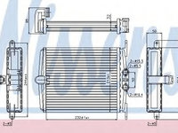 Radiator (calorifer) caldura habitaclu MERCEDES S-CLASS (W140) (1991 - 1998) NISSENS 72019