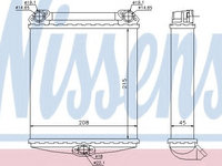 Radiator (calorifer) caldura habitaclu MERCEDES S-CLASS (W126) (1979 - 1991) NISSENS 72001