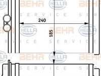 Radiator (calorifer) caldura habitaclu OPEL VECTRA B combi (31_) (1996 - 2003) HELLA 8FH 351 313-151