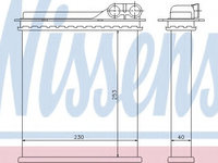 Radiator (calorifer) caldura habitaclu RENAULT ESPACE Mk II (J/S63_) (1991 - 1996) NISSENS 73363