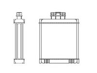 Radiator (calorifer) caldura habitaclu SKODA FABIA Praktik (2001 - 2007) NRF 53558