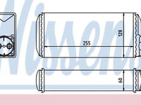 Radiator (calorifer) caldura habitaclu SKODA FAVORIT pick-up (787) (1992 - 1997) NISSENS 73650