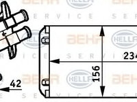 Radiator (calorifer) caldura habitaclu VW GOLF 3 Cabriolet (1E7) (1993 - 1998) QWP WHR101