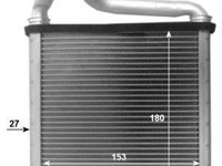 Radiator (calorifer) caldura habitaclu VW TIGUAN (US) (2016 - 2016) NRF 54205