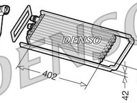 Radiator calorifer caldura IVECO Stralis DENSO DRR12101