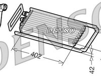 Radiator calorifer caldura IVECO Stralis Producator DENSO DRR12100