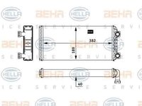 Radiator calorifer caldura VOLVO FH 12 HELLA 8FH 351 312-591