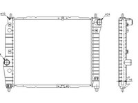 Radiator chevrolet aveo 1.2,1.4 -produs nou